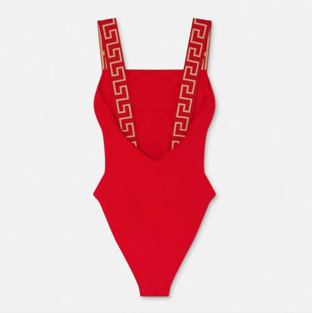 Versace Greca Border One-Piece Swimsuit SIZE 4(L) - Picture 8 of 16